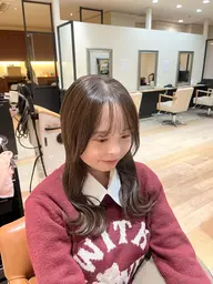 🎀金曜日限定🎀カットモデル✂️(ロング〜ボブ)+極潤ミストカラー🤍前処理オイル付き🫧
