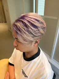 【メンズ限定🧊】ハイトーン/デザインカラー+カット💎