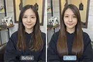 【スタッフ限定】 自然な艶ストレート縮毛矯正💇♀️