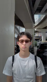 カット+ショートパーマ