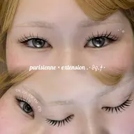 【話題のパリエク 華やかに毛量目力UP ⟡.· 】parisienne × extension 100本໒꒱. ゚