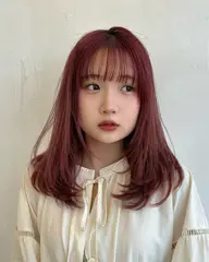🌈ブリーチなしダブルカラー＋前髪・顔周りカット✨️