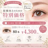 LED🌹【オフ無料・フラット80本】¥4300✨コーティング付◎