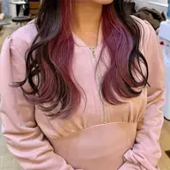 【🌸チラ見せインナー🌸】カット╋インナーカラー