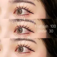 💓上下ぱっちり💓フラットラッシュ100本orバインドロック60束+下エク30本¥8,770