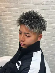 メンズカット➕メッシュ➕パーマ➕トリートメント