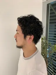 💇♂️メンズカット+メンズワンカールパーマ+システムトリートメント11000円💇♂️