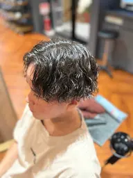 メンズカット+パーマ「ツイストスパイラル」