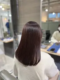 【定番】🌹レディース艶カラー+トリートメント🫧