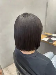 Dark color＋1step treatment🖤
