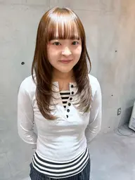 【学割U24👩🏻🎓🫶🏻】可愛いをアップデート*カット+透明感カラー🥣 ͗ ͗¥6000ミニモ学割🎀