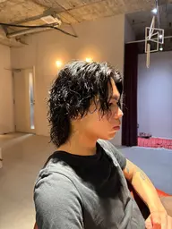 【メンズ】【平日限定】【U-24】cut+ウルフパーマ🐺