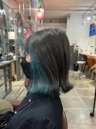 🎨【イヤリング・インナー】ポイントブリーチ+オンカラー