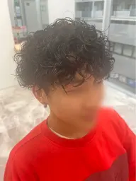 【学割U24】メンズカット✂️+パーマ🌀+頭皮ケアスキャルプシャンプー🫧【オープン記念🌱】