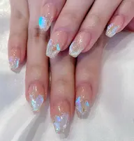 【10本長さだし】🧊夏っぽ🧊うるうる氷ネイル(オフなし)¥10980→¥6980