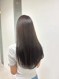 🌟縮毛矯正リタッチ🌟伸びた分のさらさらストレート+高級COAトリートメント付き🤍