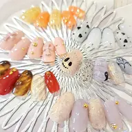 【初回限定】✨🎃秋の定額ネイル🎃✨【オフ代無料✨選べる6種】