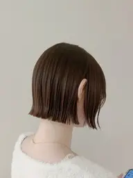 当日予約限定!U25【動画撮影させていただける方、ボブ限定】ホリスティックストレート+カット