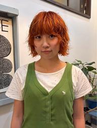 暖色カラー🍊+トリートメント✨
