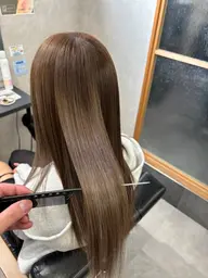 【2回目以降の方】縮毛矯正+3stepトリートメント+毛先のみのメンテナンスカット