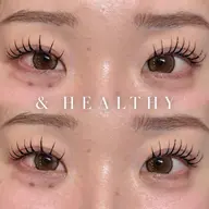 よりお目元パッチリ目指せます⭐️⭐︎【アンドヘルシー(フラットラッシュ100本➕まつ毛パーマ)】