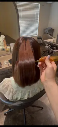 💎【ワンランク上の柔らか美髪へ】柔らかくまとまる美髪ストレート+4STEPトリートメント《カット込み✂️》