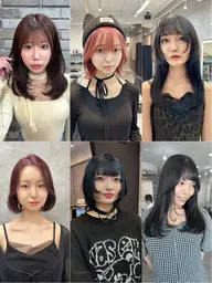 🫧【10代~20代限定!!】カット+ブレンドカラー+2STEPトリートメント🫧