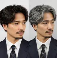 カット+白髪ぼかし+シャンプー+ヘアセット