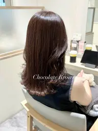 〖ご新規様限定🤎〗オススメ!チョコレートカラー🍫カット込み✳︎3stepアメイジアカラー💆🏻♀️🫧