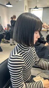 【乾かすだけで自然な艶ストレートに！】縮毛矯正🌟