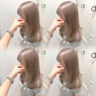 【ミニモ限定】🤍カット+トリプルカラー(ケアブリーチ2回+カラー)+オリジナルトリートメント