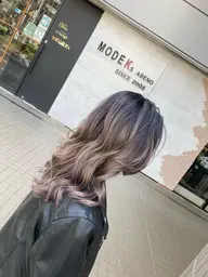 カット & ヘアカラー & バレイヤージュ(痛まないブリーチ込み)&内部補修トリートメント(施術内容により別途料金有り)