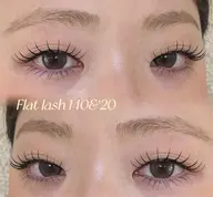 〖🌟8月限定🌟〗フラットラッシュ【160本】❤︎上下振り分け❤︎オフなし💭トリートメント・コーティング仕上げ/名駅