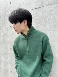 【SNSモデル限定】メンズカット+ストレートパーマ(必ず補足説明を確認してください)再来での予約は受け付けておりません。