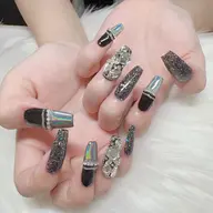 チップ長さ出し10本🩶ワンカラー
