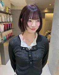韓国風顔周りカット➕ラベンダーカラー➕Aujuaトリートメント𓂃𓏸💖 𓋜レングスは問いません☺️