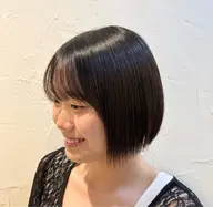 🫧【自然なまとまりとサラッとした質感へ✨️】 髪質改善ストレート+カット