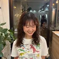 （通常価格4400yenの🧴✨３step  treatment付き✨） くるくるlong perm🌀