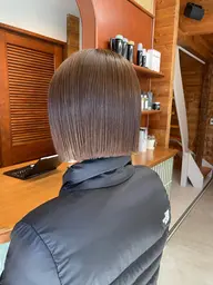 カット+美髪縮毛矯正(ブリーチ1回履歴まで可能)