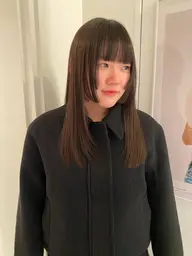 🫧抜け感たっぷり🤎ナチュラル透明感ブラウンカラー💫➕シャンプーブロー🧴
