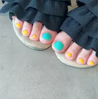 フットワンカラー🩵