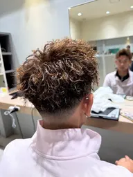 メンズカット+パーマ