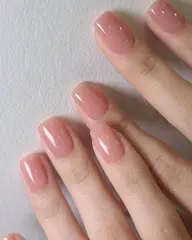 自爪ワンカラーorフラッシュネイルコース💅
