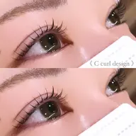 キュートな印象に🎀Cカールデザイン