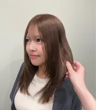 前髪のみ縮毛矯正+前髪カット✂️