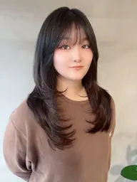✨韓国風レイヤーカットモデル✨※ロング、ミディアム限定
