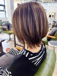 ✨骨格補正カット➕艶カラー➕透明感ハイライト✨Before after撮影可能な方限定メニュー🙋♂️