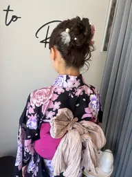 持ち込み浴衣×ヘアセット🌺✨