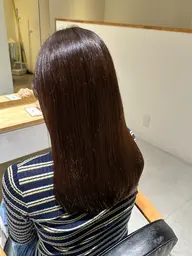 [薬剤除去で頭皮と髪に優しく]似合わせカット+カラー[蟹江]