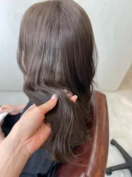 〔選べるカラー剤🌷超音波付き〕カラー+TOKIOトリートメント(アディクシー+イルミナカラー+N .カラー)🫧